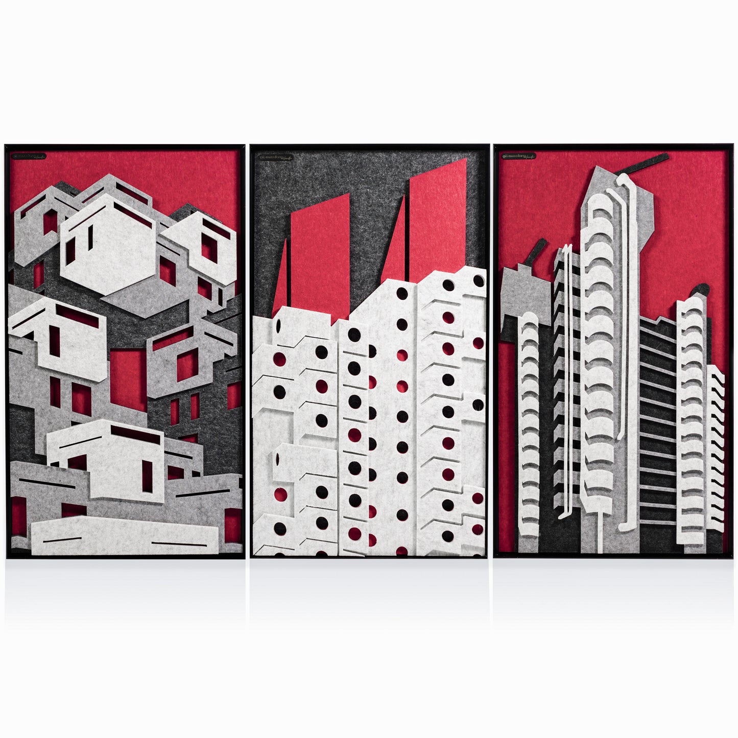 Modular Architecture Set (A set of three panels)